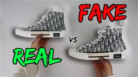 dior high top sneakers real vs fake|Dior high top sneakers sale.